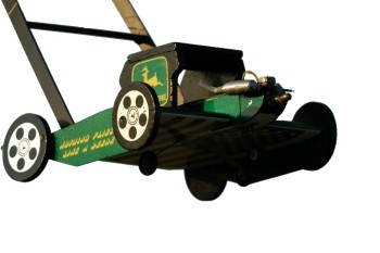 rc lawn mower plane